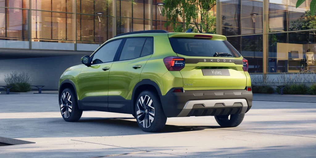 Skoda Kylaq Rear View
