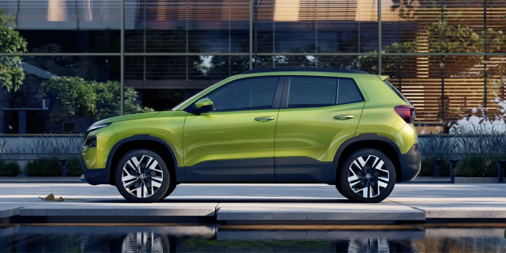 Skoda Kylaq Side View